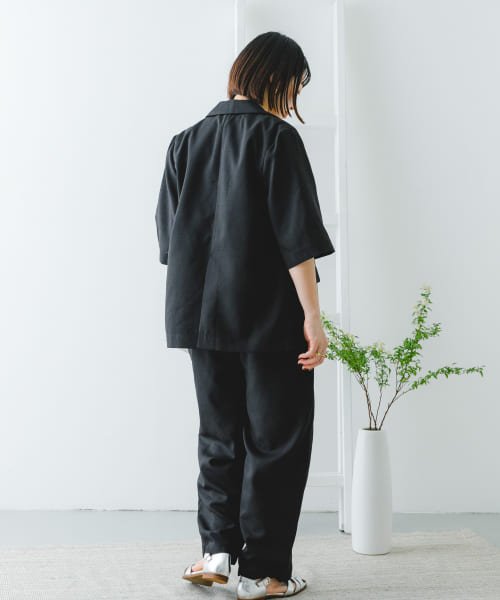 ITEMS URBANRESEARCH(アイテムズ アーバンリサーチ（レディース）)/『セットアップ対応』リネンライクハンソデジャケット/img04