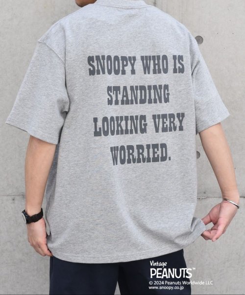 SHIPS any MEN(シップス　エニィ　メン)/SHIPS any: SNOOPY コラボ グラフィック バック プリント Tシャツ◇/img12