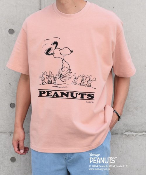 SHIPS any MEN(シップス　エニィ　メン)/SHIPS any: SNOOPY コラボ グラフィック バック プリント Tシャツ◇/img16