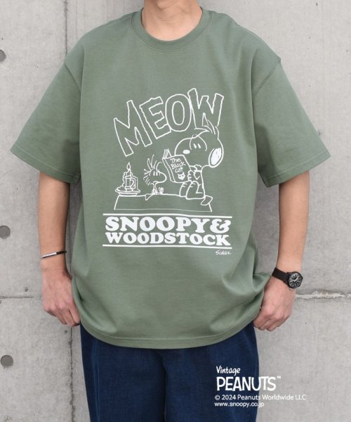 SHIPS any MEN(シップス　エニィ　メン)/SHIPS any: SNOOPY コラボ グラフィック バック プリント Tシャツ◇/img21