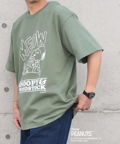 SHIPS any MEN(シップス　エニィ　メン)/SHIPS any: SNOOPY コラボ グラフィック バック プリント Tシャツ◇/img23