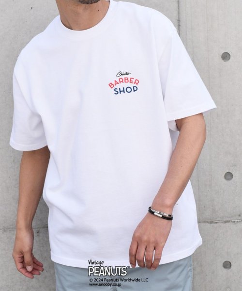 SHIPS any MEN(シップス　エニィ　メン)/SHIPS any: SNOOPY コラボ カルチャー グラフィック バック プリント Tシャツ◆/img04