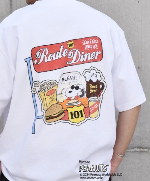 SHIPS any MEN(シップス　エニィ　メン)/SHIPS any: SNOOPY コラボ カルチャー グラフィック バック プリント Tシャツ◇/img19