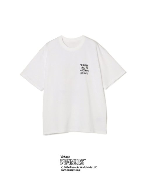 SHIPS any MEN(シップス　エニィ　メン)/SHIPS any: SNOOPY コラボ カルチャー グラフィック バック プリント Tシャツ◆/img20