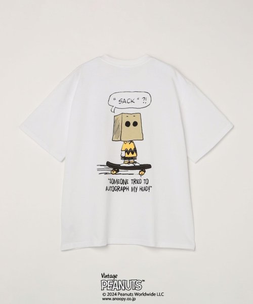 SHIPS any MEN(シップス　エニィ　メン)/SHIPS any: SNOOPY コラボ カルチャー グラフィック バック プリント Tシャツ◇/img24