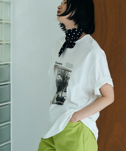 marjour(マージュール)/MONOCHROME PHOTO PRINT TEE/img05