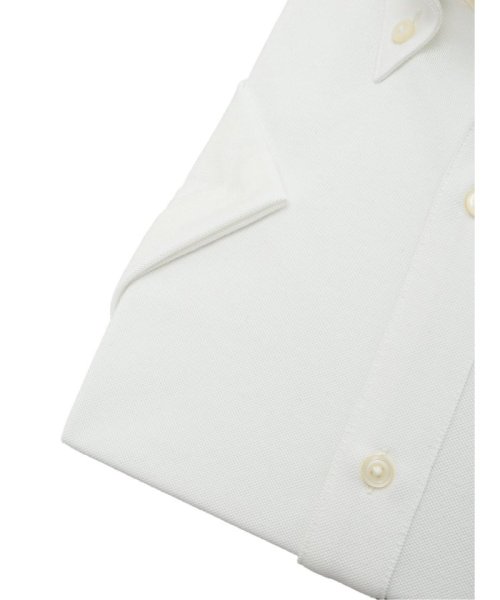 GRAND-BACK(グランバック)/【大きいサイズ】グランバック/GRAND－BACK アルティマ ボタンダウン半袖ニットシャツ 半袖 シャツ メンズ ワイシャツ ビジネス ノーアイロン 形態安定/img02