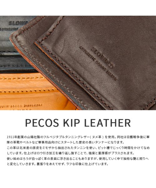 SLOW(スロウ)/スロウ スホポーチ スマホショルダー ショルダーウォレット メンズ レディース レザー 本革 財布 日本製 SLOW Pecos 858S29P/img16