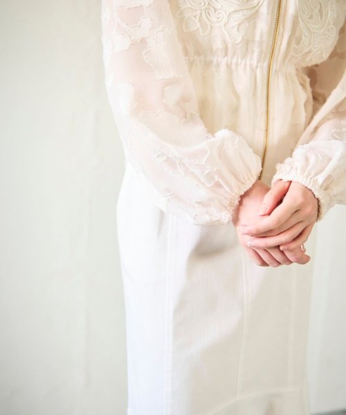 ジャガード刺繍ブルゾン  G2392865312(18216円)