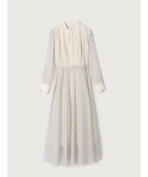 シアードッキングピンタックブザムワンピース 着丈 バスト 5cm 袖丈 肩幅 ウエスト