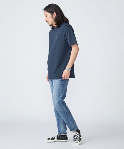 SHIPS MEN(シップス　メン)/*SHIPS:〈吸水速乾・UVケア等〉Drymix(R) ワンポイント ロゴ クルーネック Tシャツ/img05