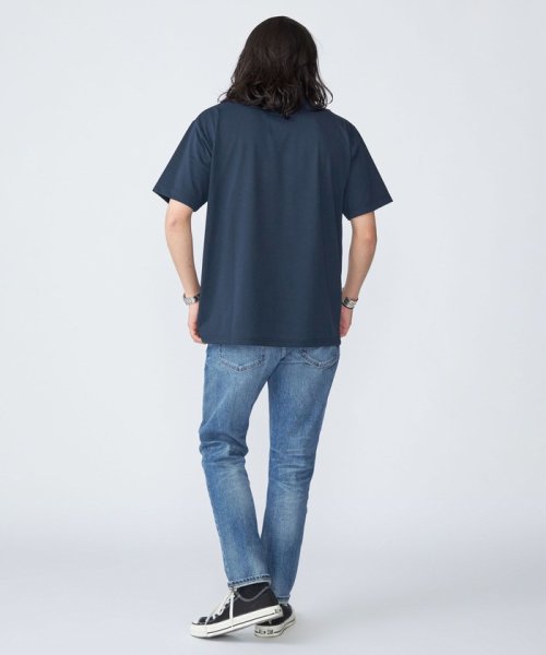 SHIPS MEN(シップス　メン)/*SHIPS:〈吸水速乾・UVケア等〉Drymix(R) ワンポイント ロゴ クルーネック Tシャツ/img06