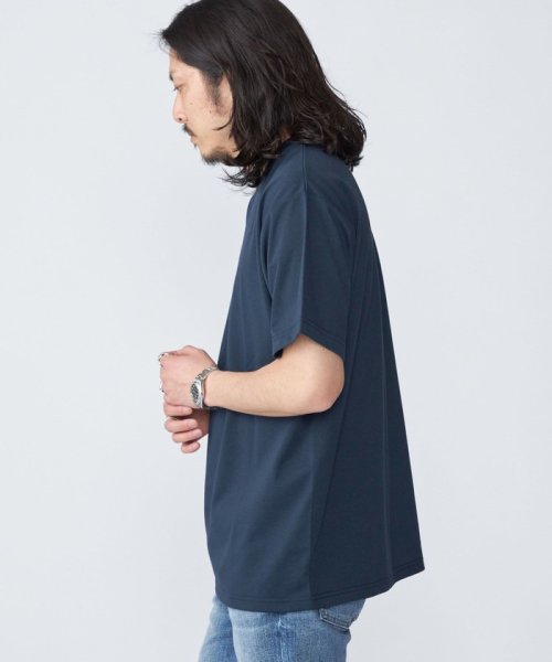 SHIPS MEN(シップス　メン)/*SHIPS:〈吸水速乾・UVケア等〉Drymix(R) ワンポイント ロゴ クルーネック Tシャツ/img10