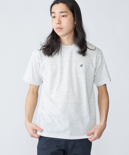 SHIPS MEN(シップス　メン)/*SHIPS:〈吸水速乾・UVケア等〉Drymix(R) ワンポイント ロゴ クルーネック Tシャツ/img14