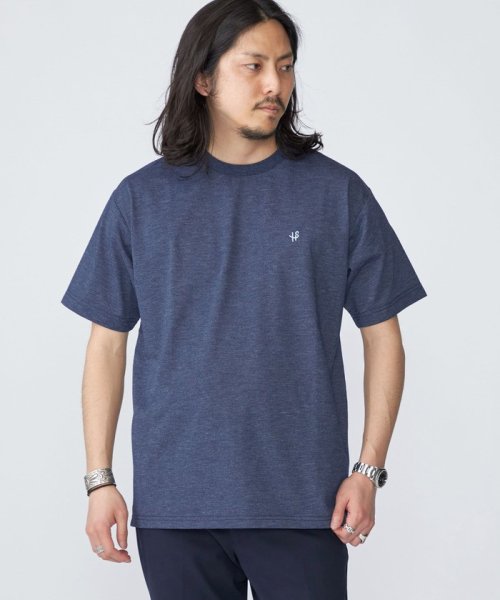 SHIPS MEN(シップス　メン)/*SHIPS:〈吸水速乾・UVケア等〉Drymix(R) ワンポイント ロゴ クルーネック Tシャツ/img17