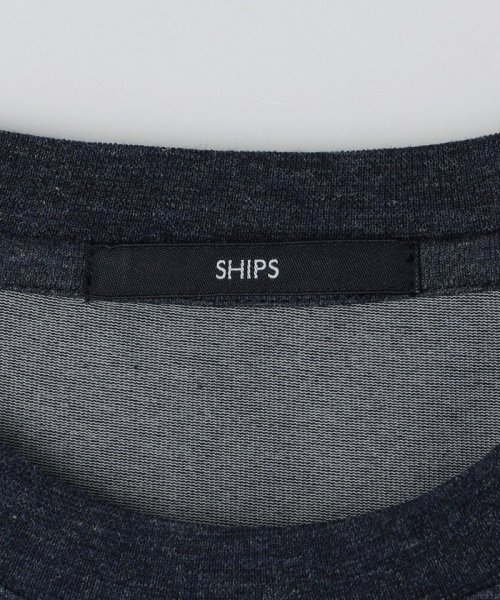 SHIPS MEN(シップス　メン)/*SHIPS:〈吸水速乾・UVケア等〉Drymix(R) ワンポイント ロゴ クルーネック Tシャツ/img24