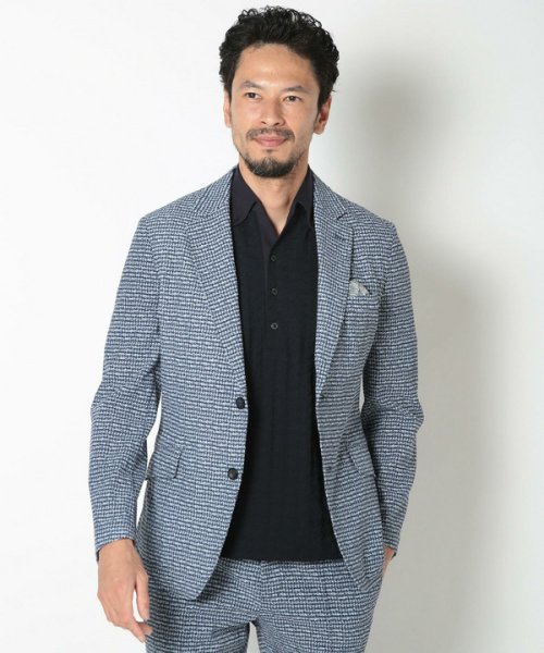 Men's Bigi(メンズビギ)/【ACTIVE TAILOR】3Dサッカープリントテーラードジャケット/img02