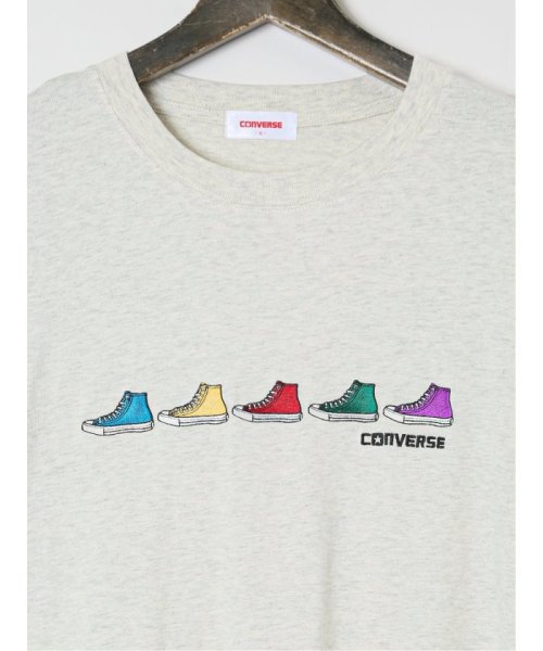 GRAND-BACK(グランバック)/【大きいサイズ】コンバース/CONVERSE シューズ刺繍 クルーネック半袖Ｔシャツ メンズ Tシャツ カットソー カジュアル インナー トップス ギフト プレ/img02