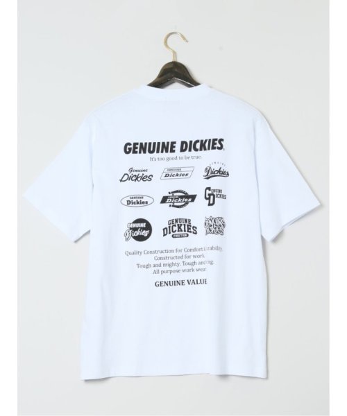 GRAND-BACK(グランバック)/【大きいサイズ】ジュニュイン ディッキーズ/Genuine Dickies フェス風バックプリント クルーネック半袖Ｔシャツ メンズ Tシャツ カットソー カジ/img01