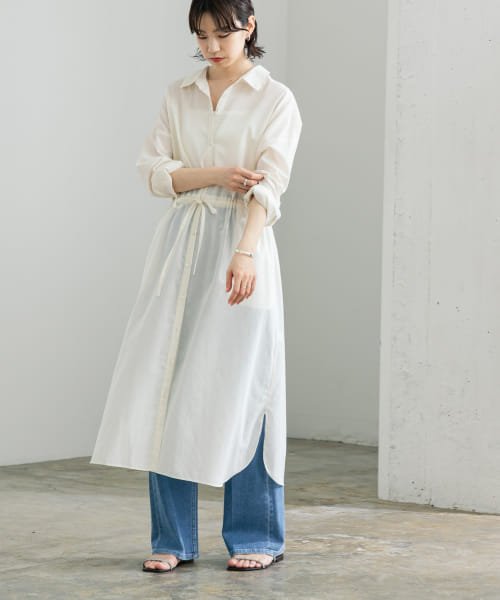 URBAN RESEARCH(アーバンリサーチ)/『UR TECH Smart Linen Touch』シャツワンピース/img12