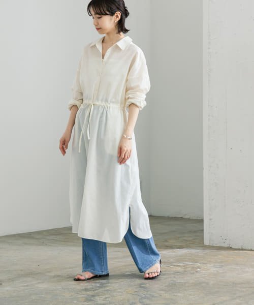 URBAN RESEARCH(アーバンリサーチ)/『UR TECH Smart Linen Touch』シャツワンピース/img15