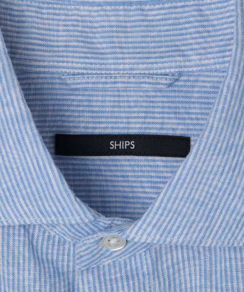 SHIPS MEN(シップス　メン)/SHIPS: コットン/リネン モチーフ プリント ワイドカラー シャツ/img17