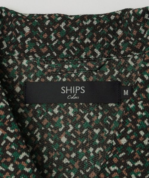 SHIPS Colors  MEN(シップスカラーズ　メン)/SHIPS Colors:〈洗濯機可能〉メッシュ 総柄プリント ショートスリーブ シャツ/img07