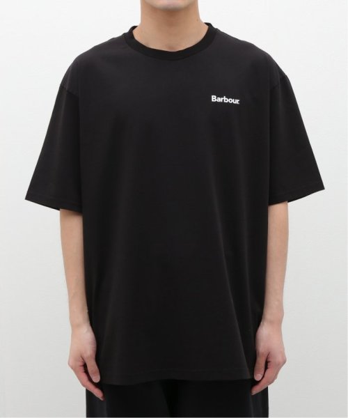 417 EDIFICE(フォーワンセブン　エディフィス)/BARBOUR (バブアー) OS Basic Barbour logo T－Shirts 241MTSG004/img01