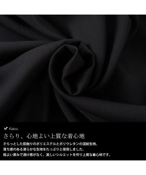 GOLD JAPAN(ゴールドジャパン)/キーネックタックジャンパースカート　大きいサイズ レディース ビッグサイズ/img04