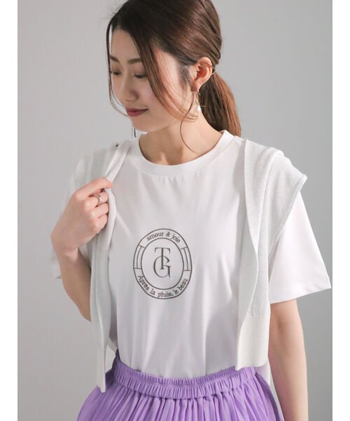 Te chichi(テチチ)/スタンプ刺繍スタンダードTシャツ/img05