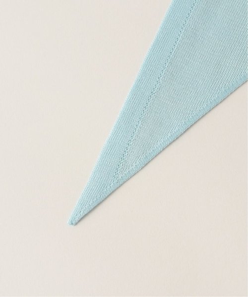 ASAUCE MELER/アソースメレ　WBシルクトライアングルニットスカーフ ASAUCE FRAMeWORK