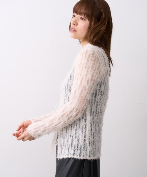 DRESSTERIOR(ドレステリア)/CODE A ｜ front ribbon feather blouse/img24