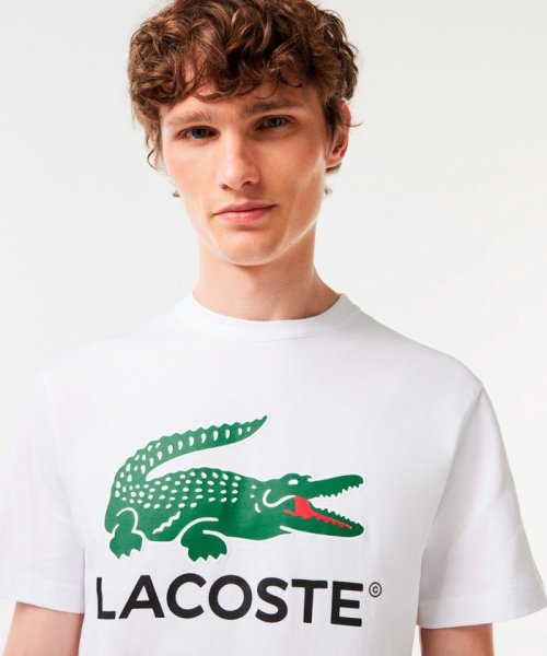 LACOSTE Mens(ラコステ　メンズ)/ワニロゴグラフィックプリントTシャツ/img05