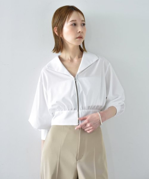 DRESSTERIOR(ドレステリア)/CODE A｜front zip short blouse/img13