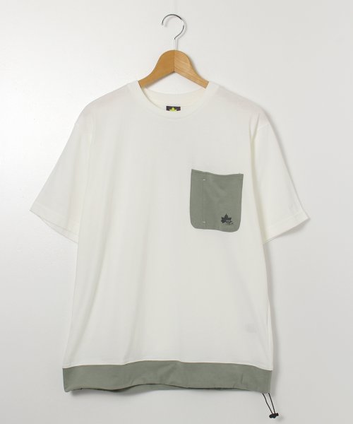 LOGOS(ロゴス)/【LOGOS Park/ロゴスパーク】ポケ付きTシャツ/img45