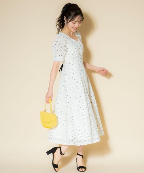 WILLSELECTION(ウィルセレクション)/ラッセルレース×ドットプリントワンピース/img07