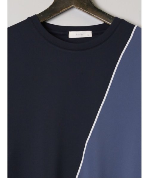 GRAND-BACK(グランバック)/【大きいサイズ】グランバック/GRAND－BACK シルキースムース切替 クルー半袖Ｔシャツ メンズ Tシャツ カットソー カジュアル インナー トップス ギフ/img02