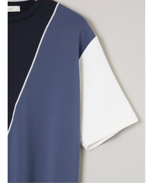 GRAND-BACK(グランバック)/【大きいサイズ】グランバック/GRAND－BACK シルキースムース切替 クルー半袖Ｔシャツ メンズ Tシャツ カットソー カジュアル インナー トップス ギフ/img03