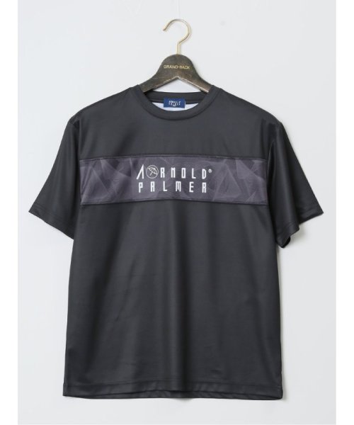 GRAND-BACK(グランバック)/【大きいサイズ】アーノルドパーマー/Arnold Palmer 吸水速乾 メッシュ クルー半袖Ｔシャツ＋ショーツ/img01