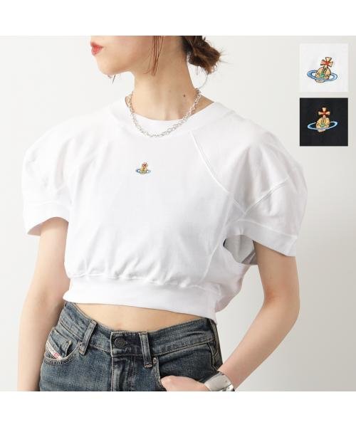 Vivienne Westwood(ヴィヴィアン・ウエストウッド)/Vivienne Westwood Tシャツ CROPPED FOOTBALL 1G01000A J004A/img01