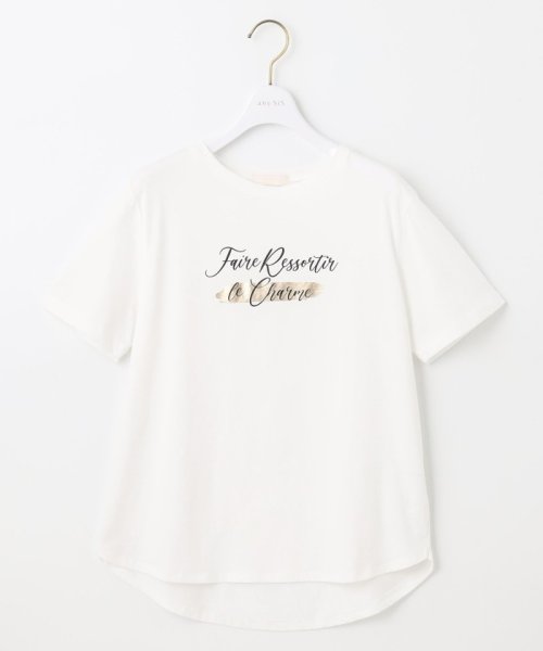 any SiS L(エニスィス（大きいサイズ）)/箔プリントロゴ Tシャツ/img08