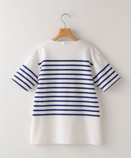 SHIPS KIDS(シップスキッズ)/SHIPS KIDS:100～155cm / パネル ボーダー ワンピース/img67