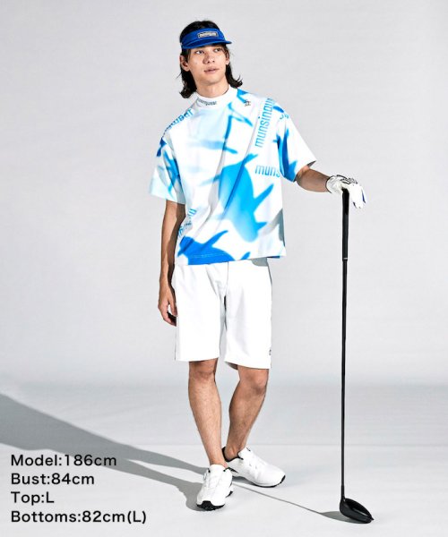 Munsingwear(マンシングウェア)/【ENVOY】SUNSCREENオーバーサイズモックネック半袖シャツ/img15