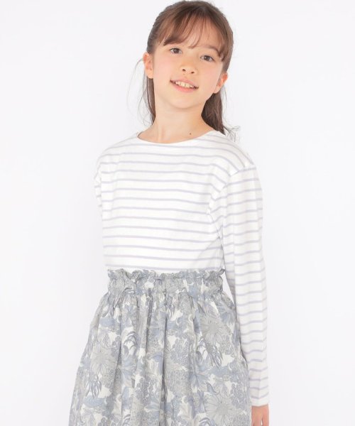 SHIPS KIDS(シップスキッズ)/SHIPS KIDS:140～150cm / ボーダー 長袖 TEE/img38