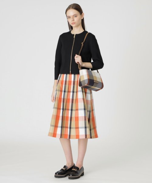 クレストブリッジチェックPVCミニショルダー 