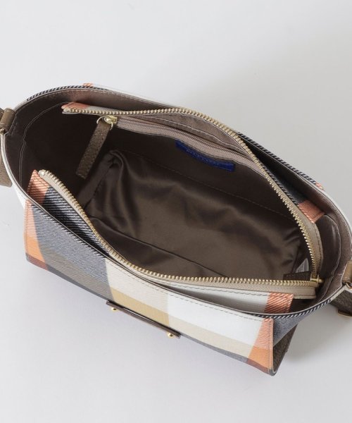 クレストブリッジチェックPVCミニショルダー 