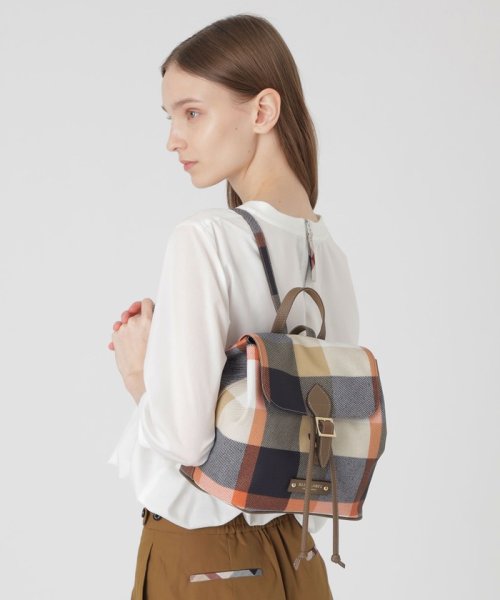 クレストブリッジチェックPVCバックパック 
