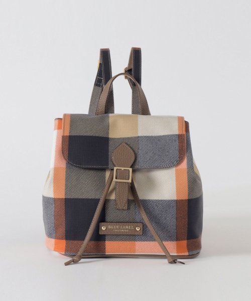 クレストブリッジチェックPVCバックパック 