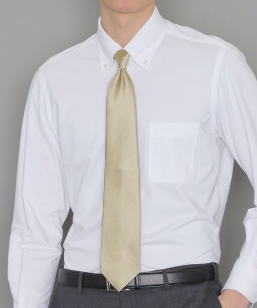 ダンディマンワンポイント刺繍レップネクタイ 