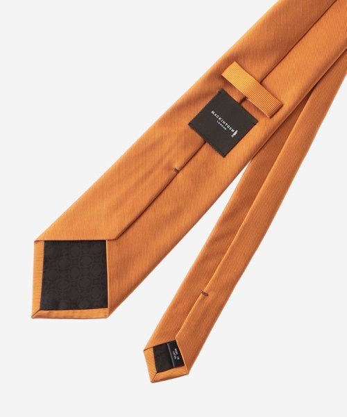 ダンディマンワンポイント刺繍レップネクタイ 